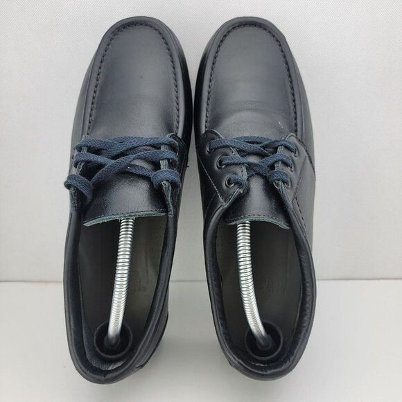Red Wing Shoes Mens 9 EEE EXTRA WIDE Oxford Blue Leather Lace Up Casual Comfort - Picture 5 of 8